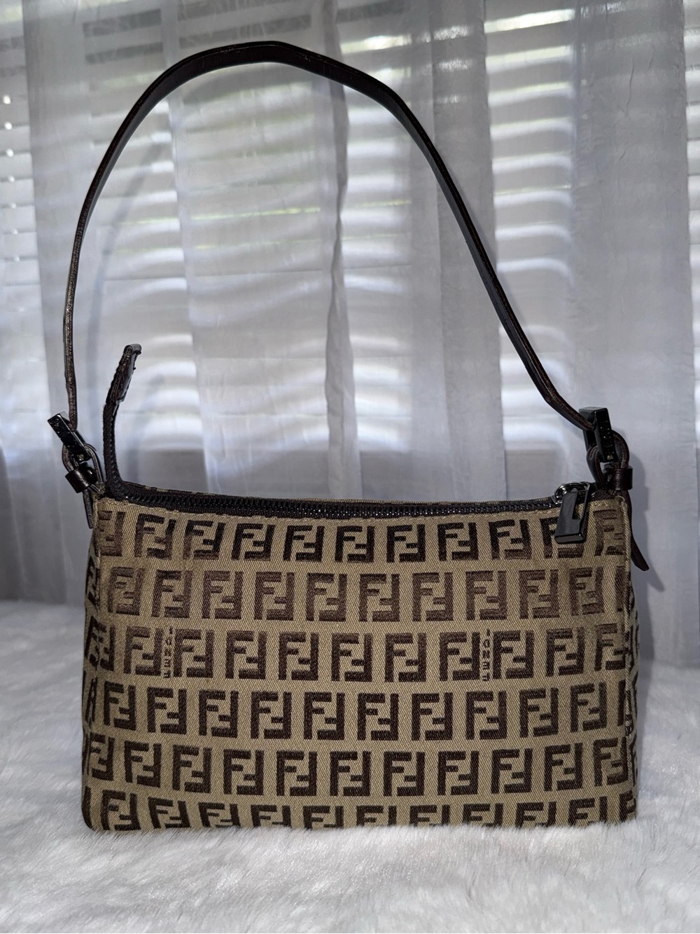 Fendi Zucchino Small Shoulder Bag